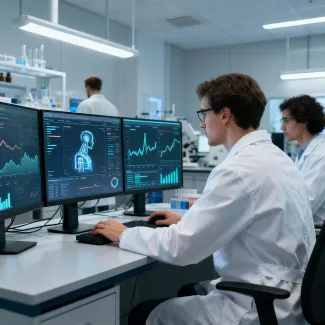 Data-analyse (AI-gegenereerd beeld)